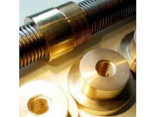 Power screw and bronze nut